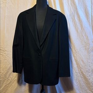 J. Crew Navy Wool-Blend Blazer